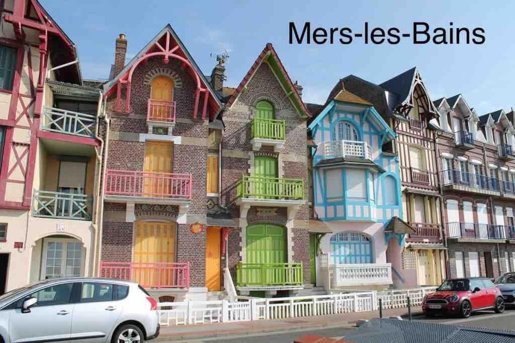 Appartement avec cour à 50m de la plage Mers-les-Bains Extérieur photo